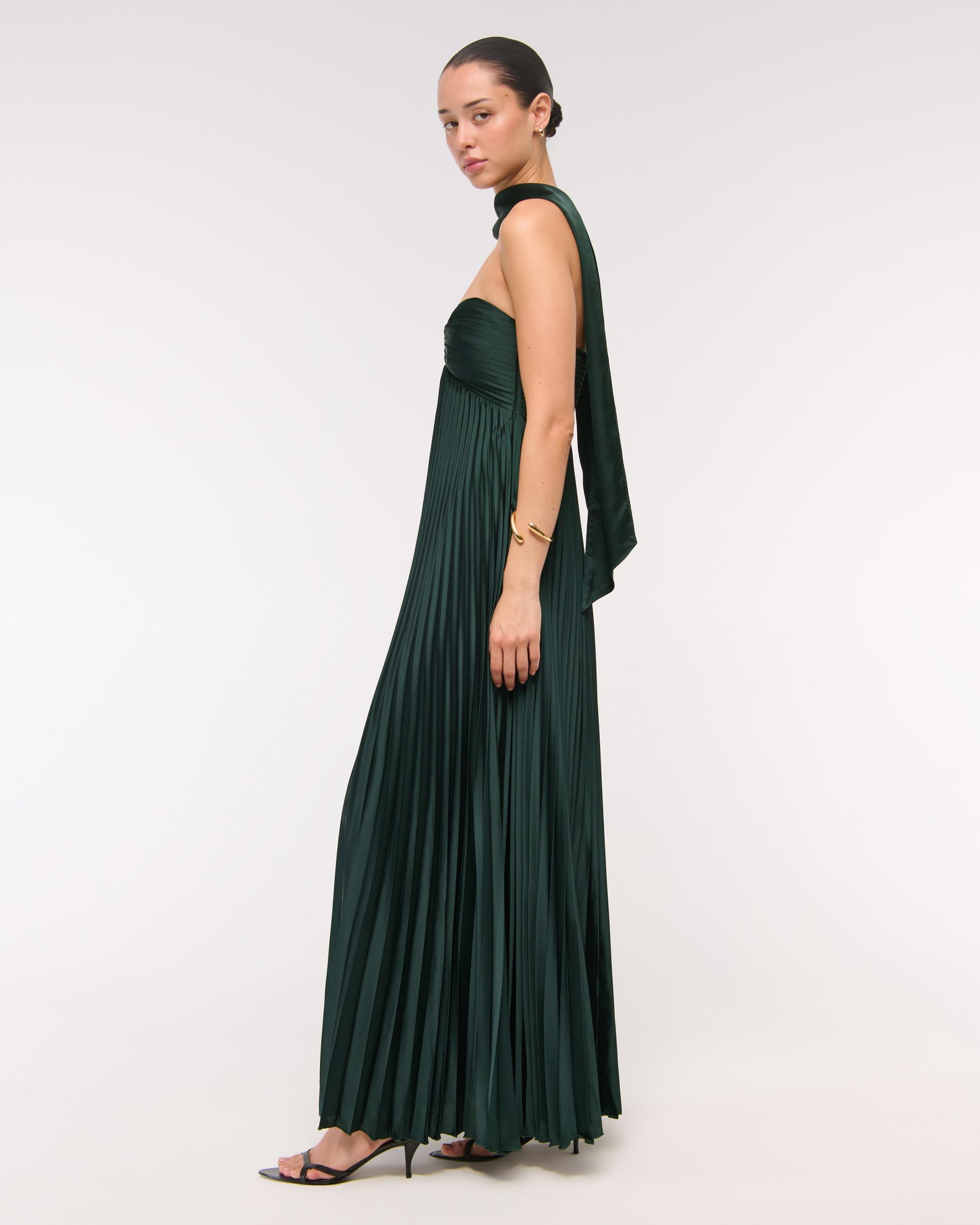 The A&F Giselle Babydoll Maxi Dress Product Image