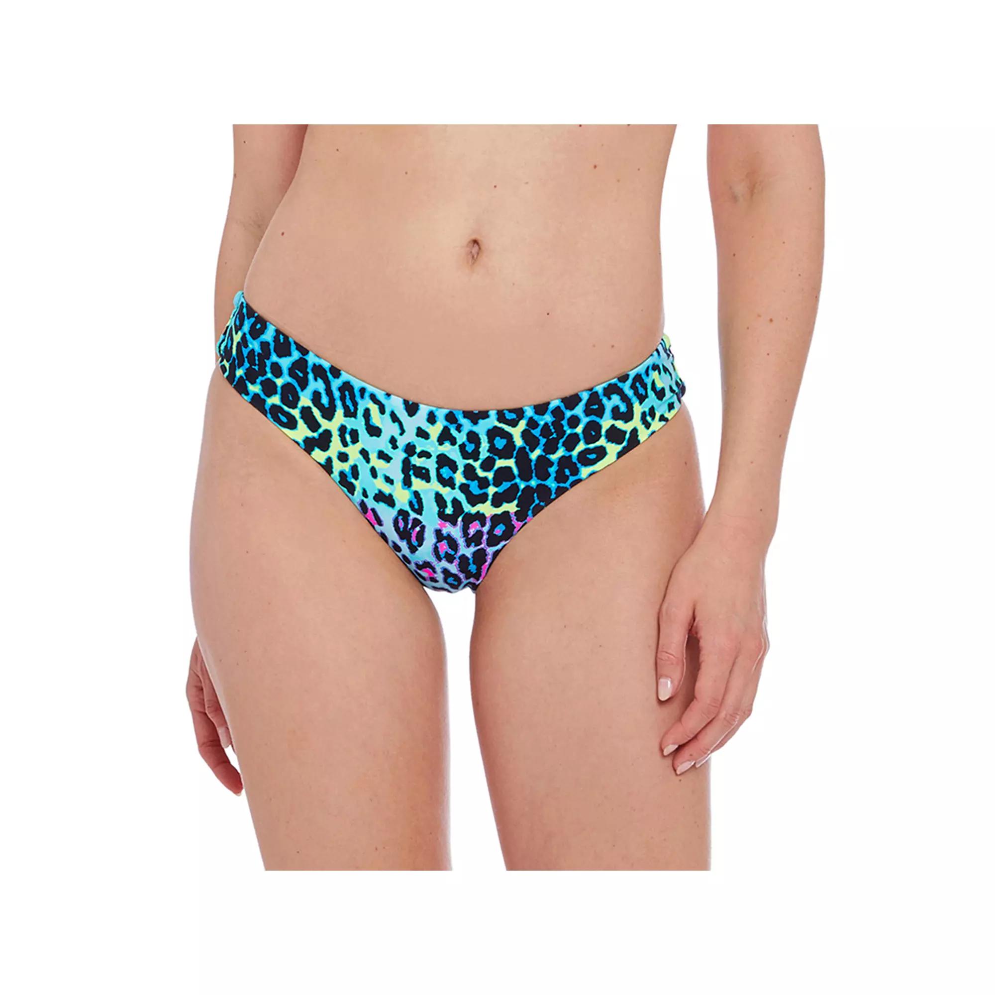 Juniors' Cyn & Luca Ruched Scoop Bikini Bottoms, Women's, Size: XL, Multi Product Image