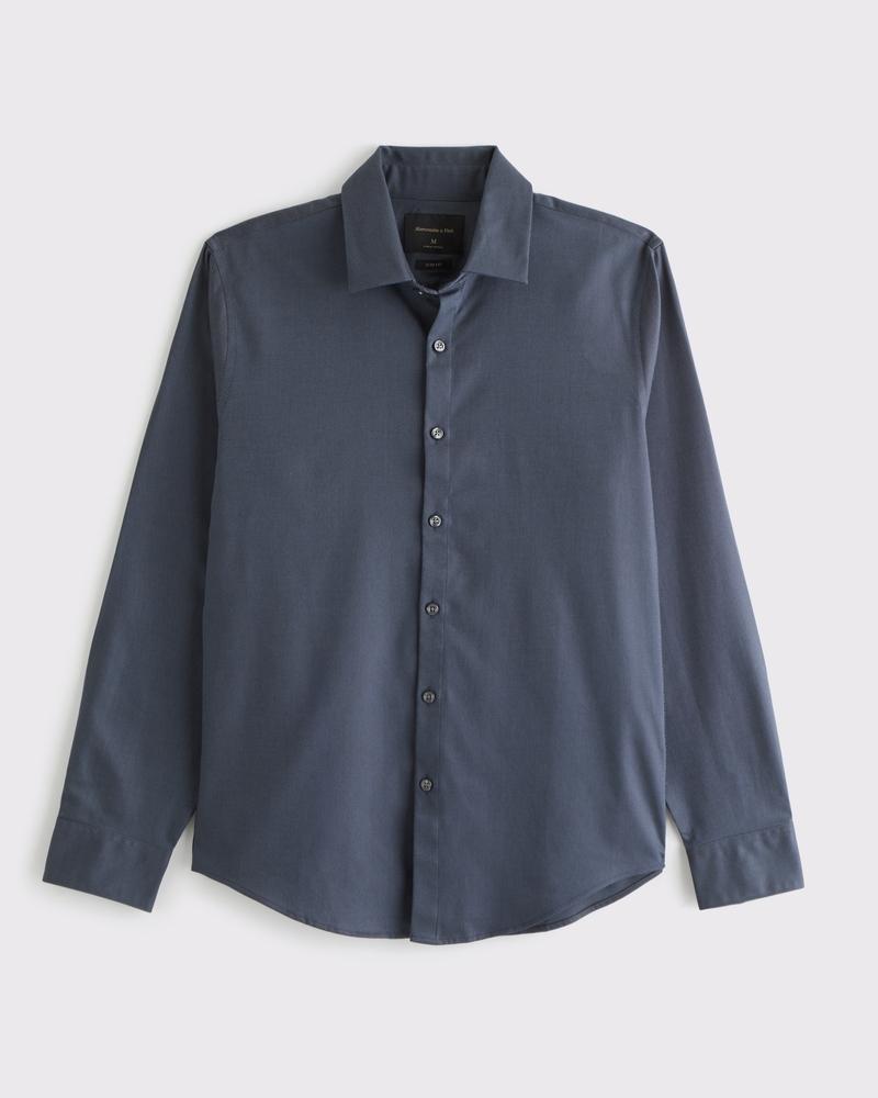 The A&F Collins Slim Suiting Shirt Product Image