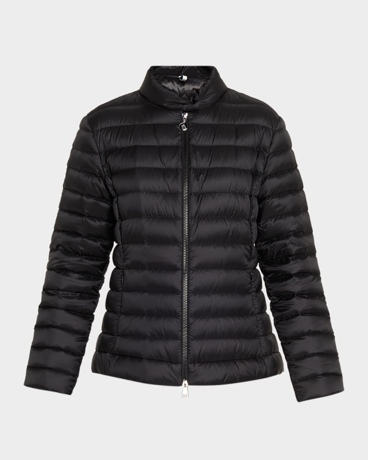 MONCLER Polyamide Igelle Jacket High Collar Quilted In Black Product Image