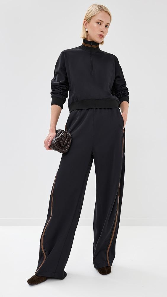Tibi Active Knit Cropped Sweatshirt | Shopbop Product Image