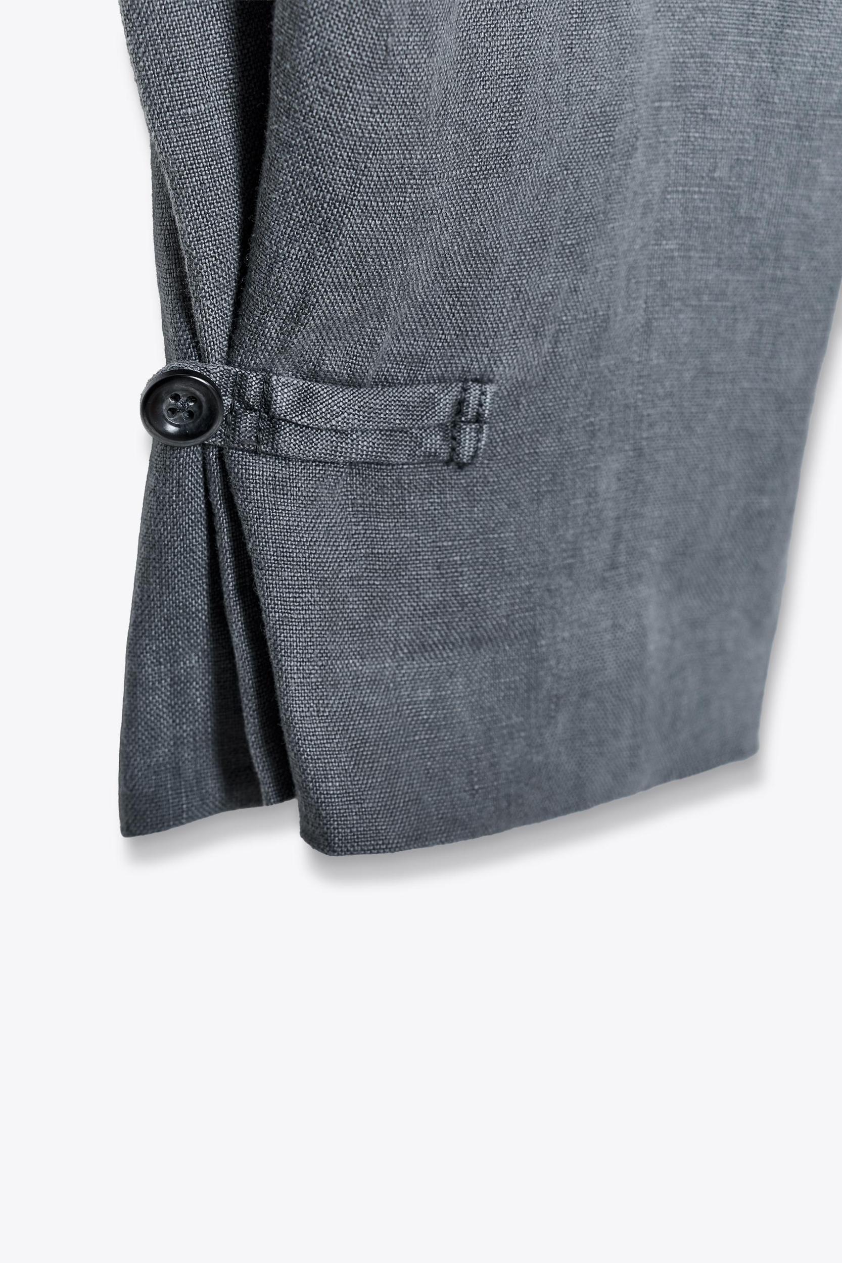 ZW COLLECTION PLEATED LINEN PANTS Product Image