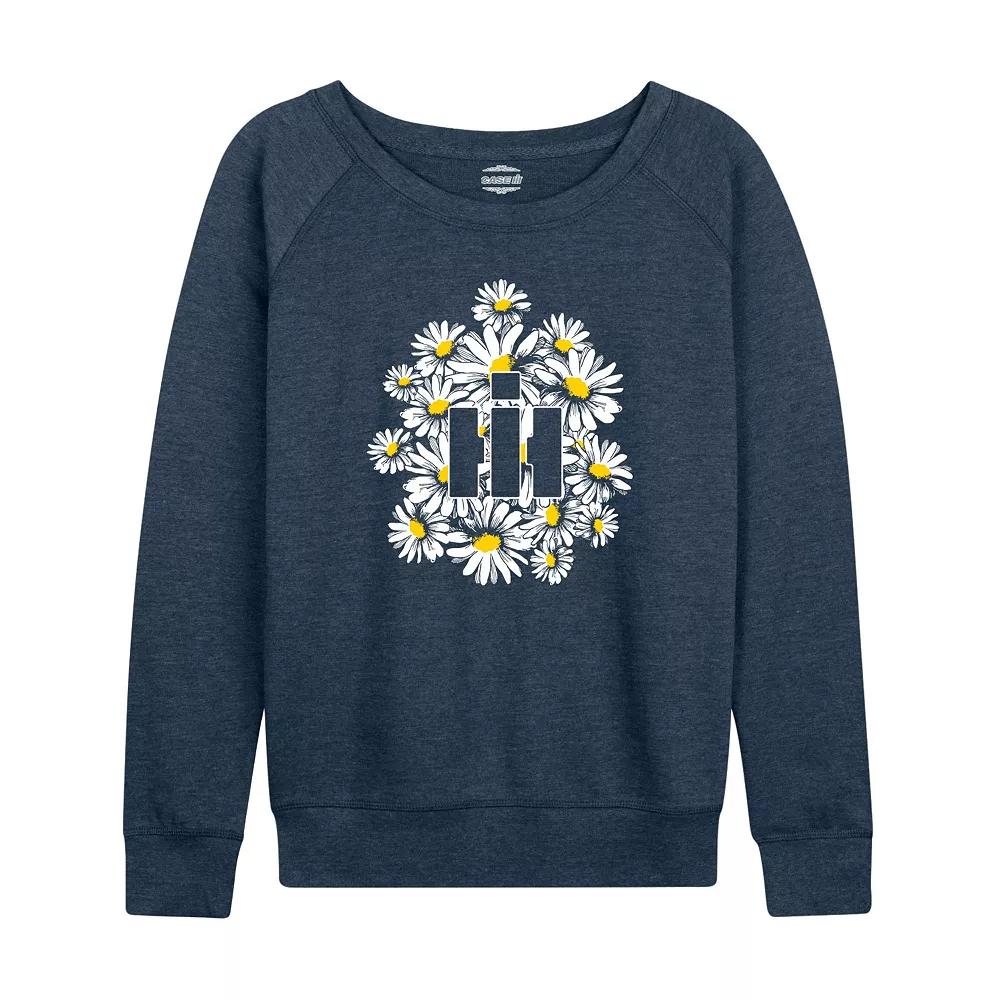 Women's Case IH Logo Daisies French Terry Long Sleeve Tee,  Product Image