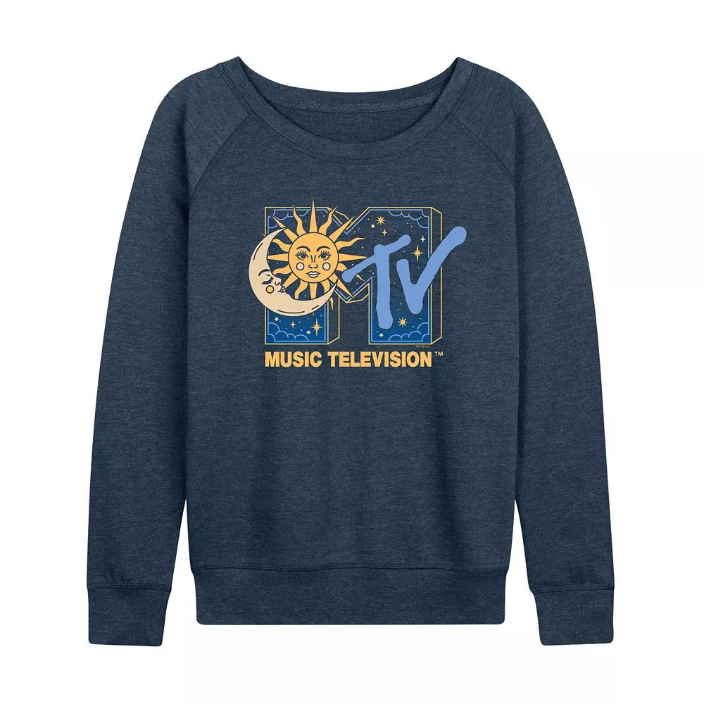 Women's MTV Celestial Logo French Terry Long Sleeve Tee,  Product Image