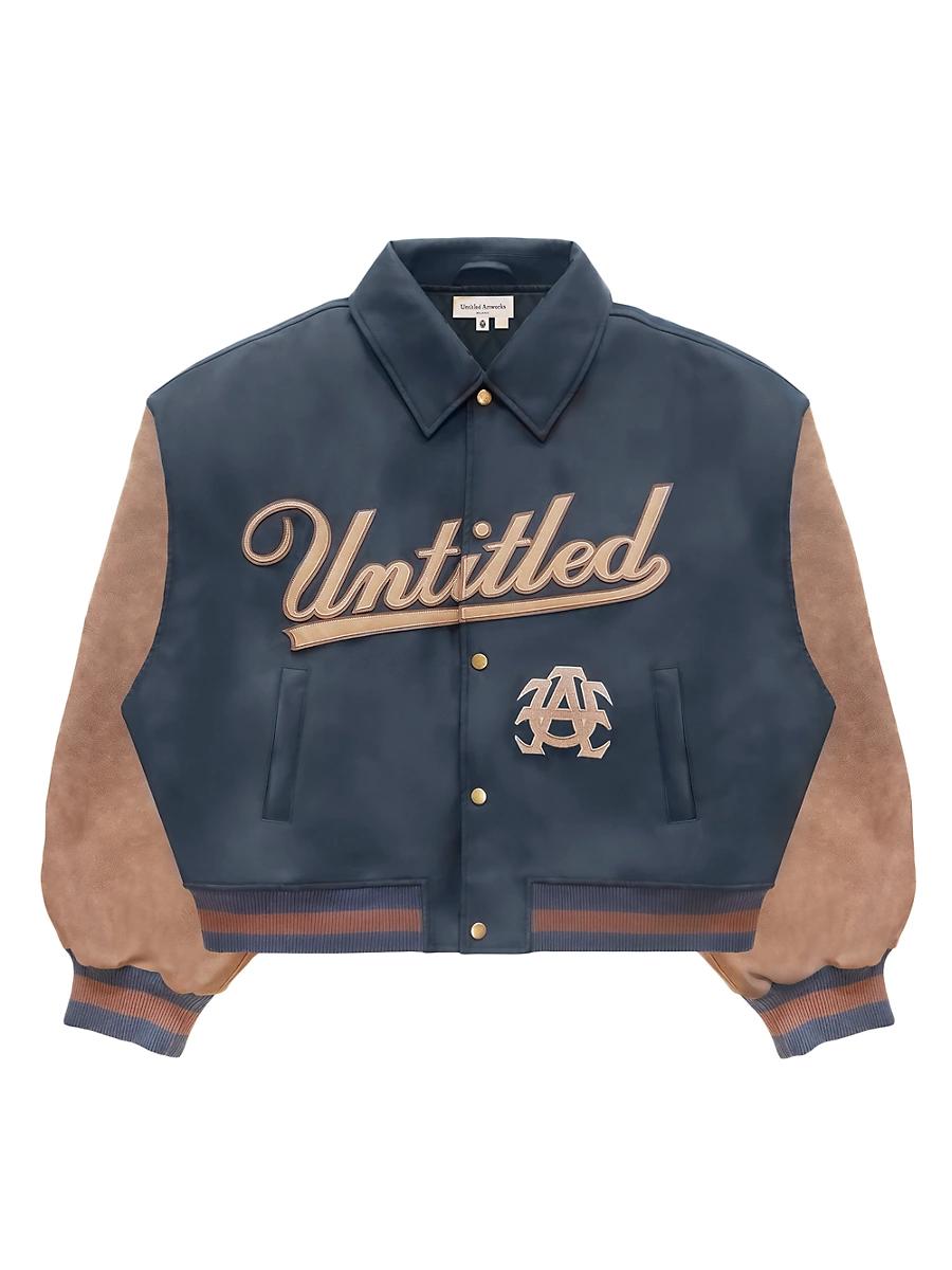 Mens The Beginning Is The End Academy Varsity Jacket Product Image