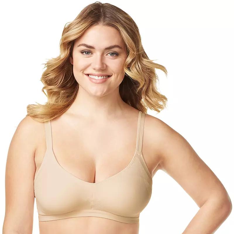Olga® by Warner's® Easy Does It No Bulge Seamless Wireless Bra GM3911A, Women's, Size: Medium, White Product Image