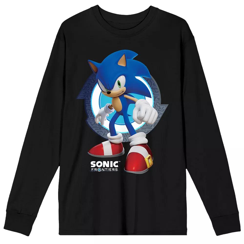 Men's Nintendo Sonic Frontiers Sonic Graphic Tee, Size: XXL, Black Product Image