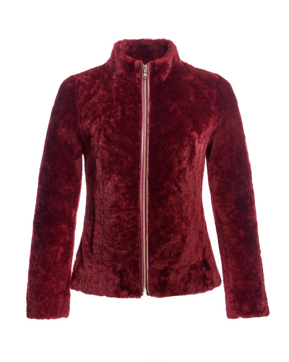 Fitted Shearling Jacket Product Image