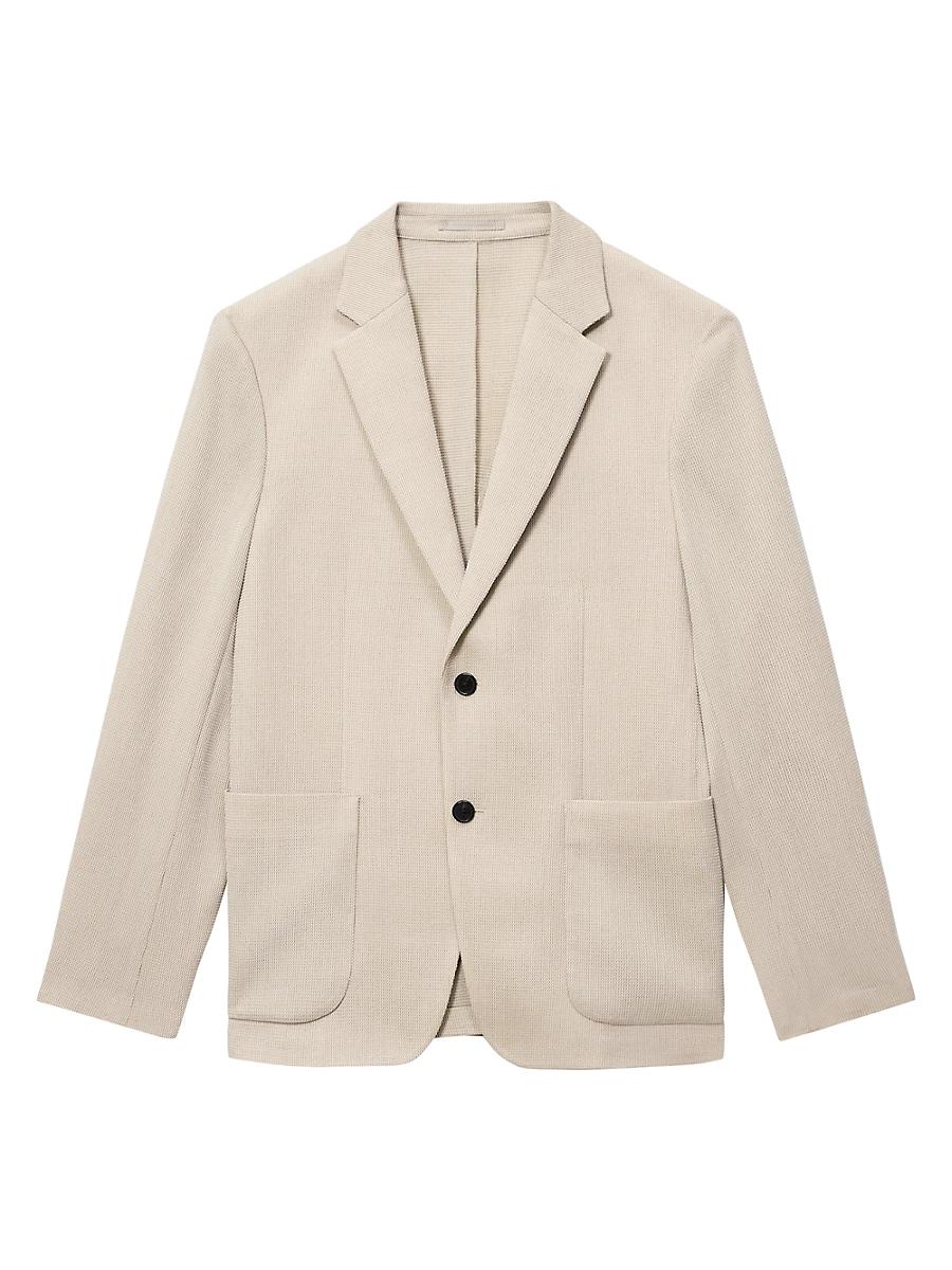 Mens Clinton Wool-Blend Single-Breasted Blazer Product Image
