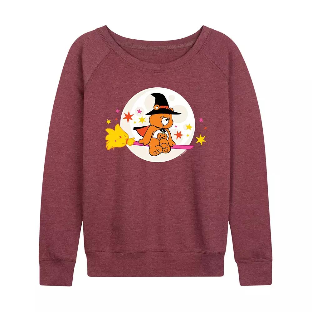 Women's Care Bears Halloween Witch French Terry Long Sleeve Tee,  Product Image