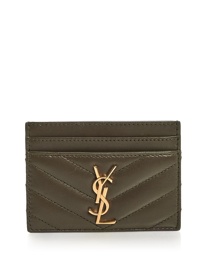 Womens Cassandre Matelasse Card Case in Grain De Poudre Embossed Leather Product Image