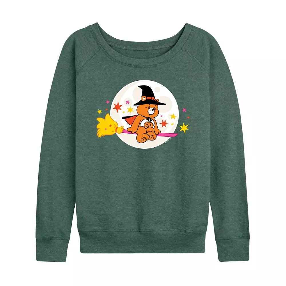 Women's Care Bears Halloween Witch French Terry Long Sleeve Tee,  Product Image