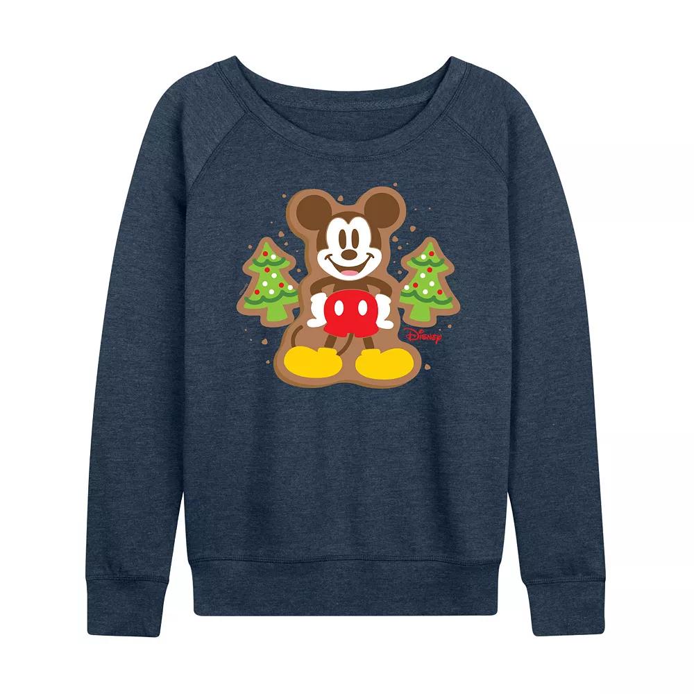Disney's Mickey Mouse Women's Cookie French Terry Long Sleeve Tee,  Product Image