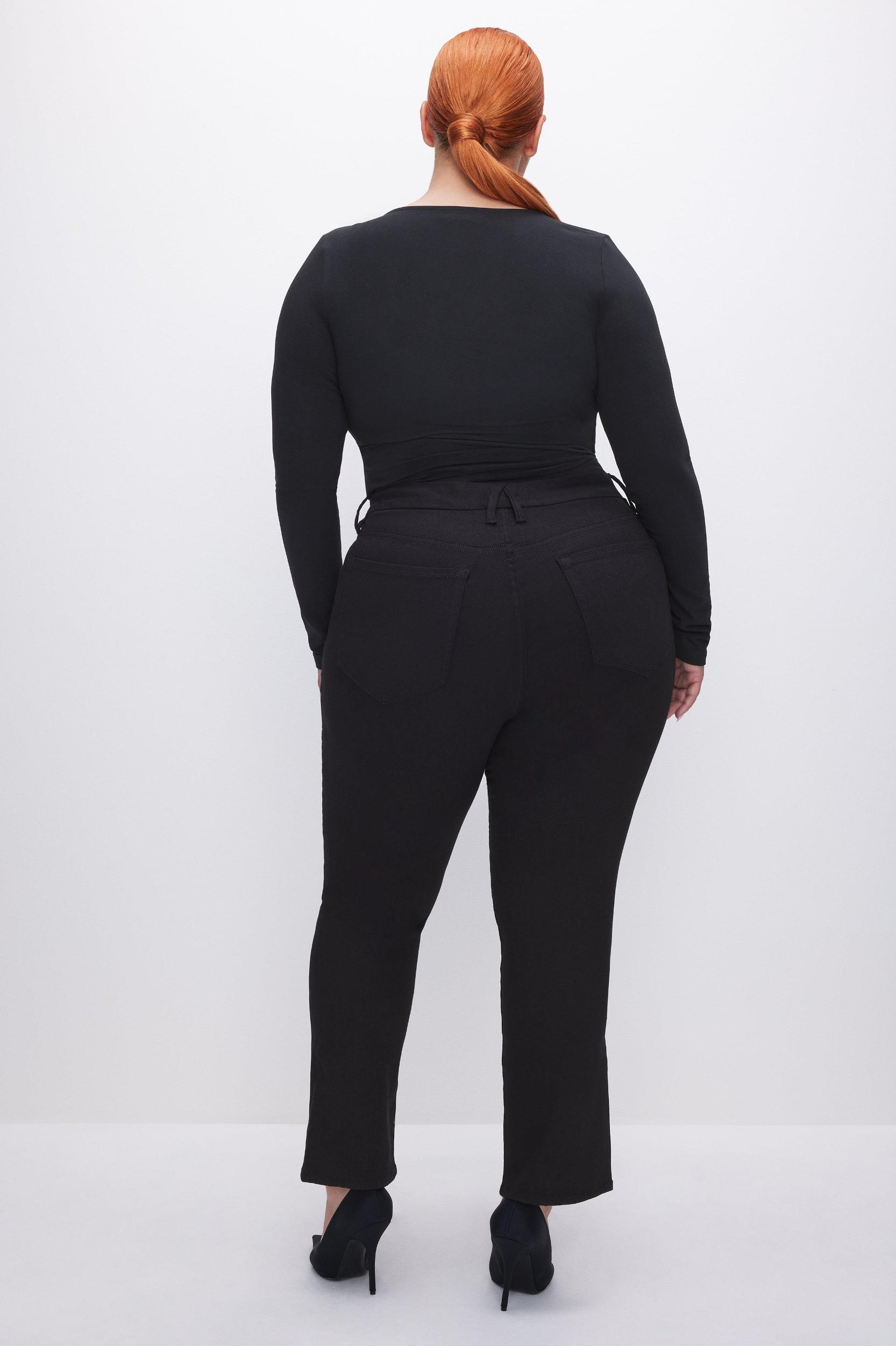 NEVER FADES GOOD LEGS STRAIGHT JEANS | BLACK001 Product Image