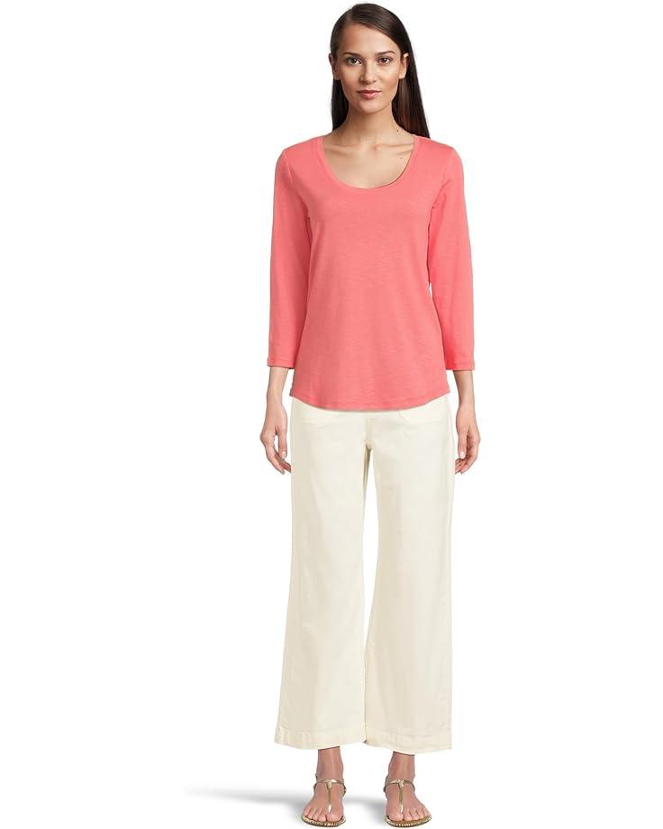 Women's Tommy Bahama Ashby Isles Rib 3/4 Sleeve Scoop Product Image