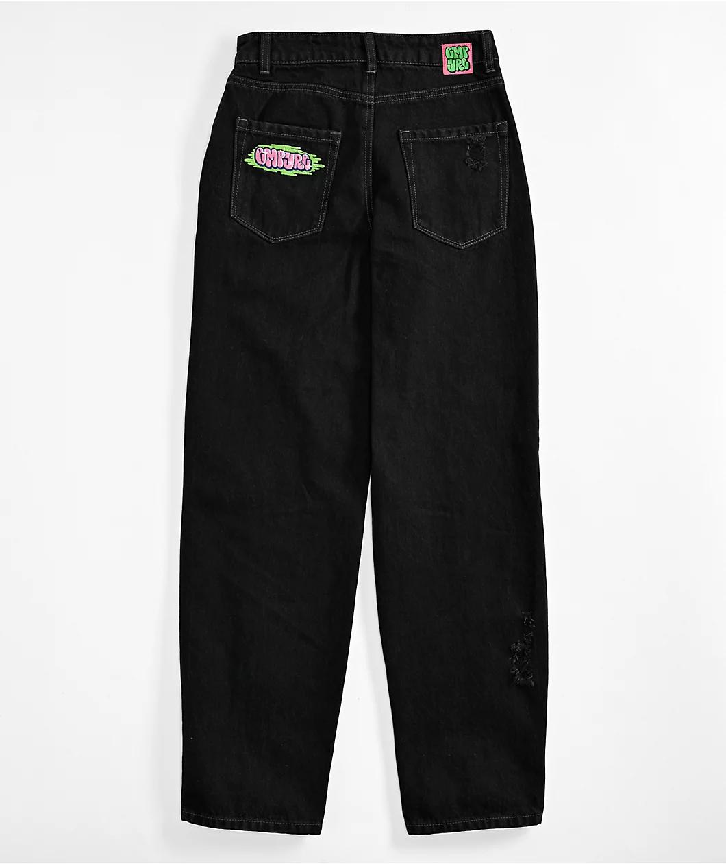 Empyre Tori Destroyed Sabbath Black Wash Skate Jeans Product Image