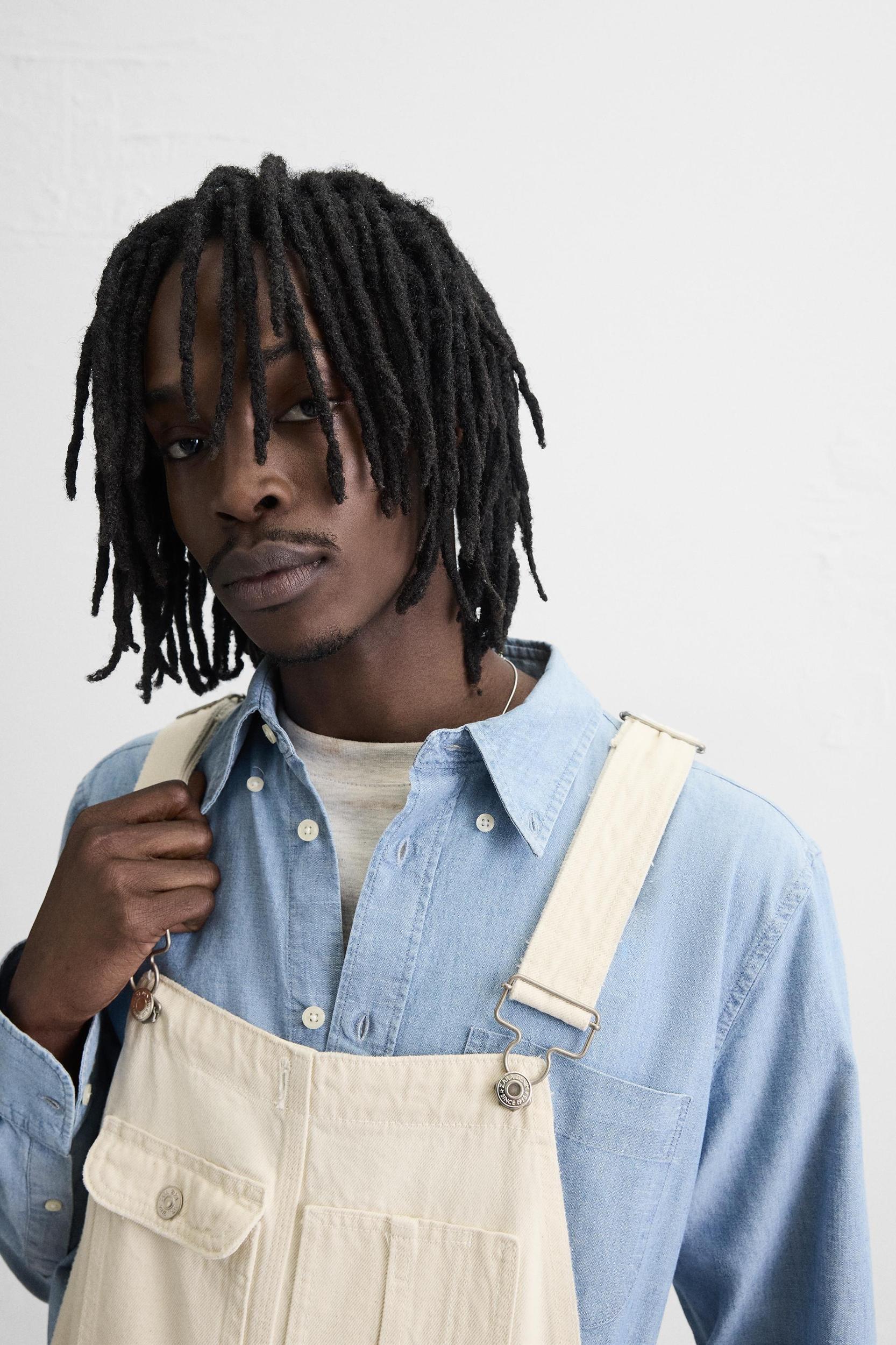 CARPENTER POCKET DENIM OVERALLS Product Image