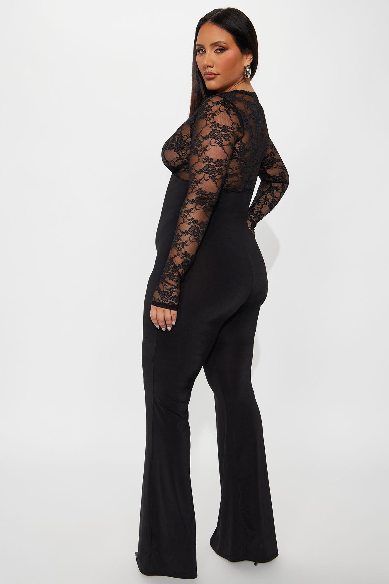 My Favorite Flare Jumpsuit - Black Female Product Image