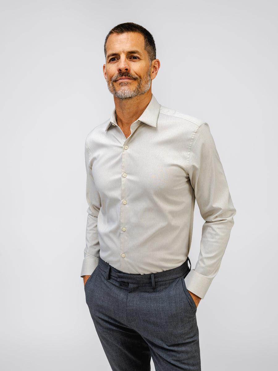 Men's AeroZero Dress Shirt - Linen Male Product Image