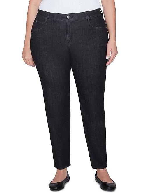 Ruby Rd. Plus Size Soft Denim Pull-On Boot-Cut Jeans Product Image