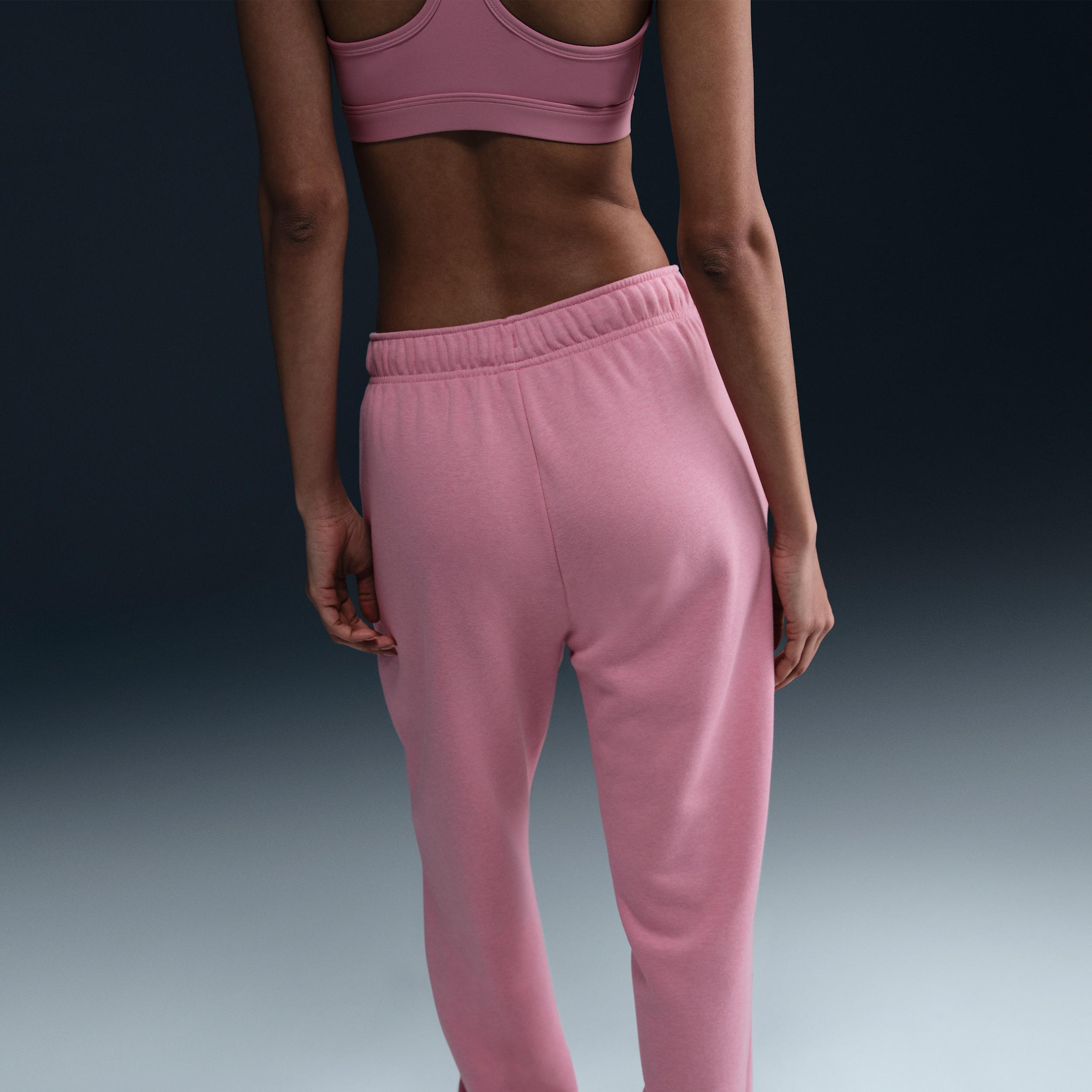 Womens Nike Sportswear Club Fleece Mid-Rise Oversized Sweatpants Product Image