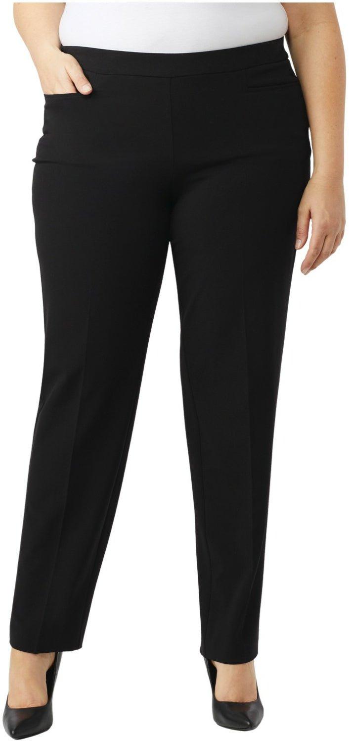 Roz & Ali™ Pull On Tummy Control Pants With L Pockets - Tall Length - Plus Product Image