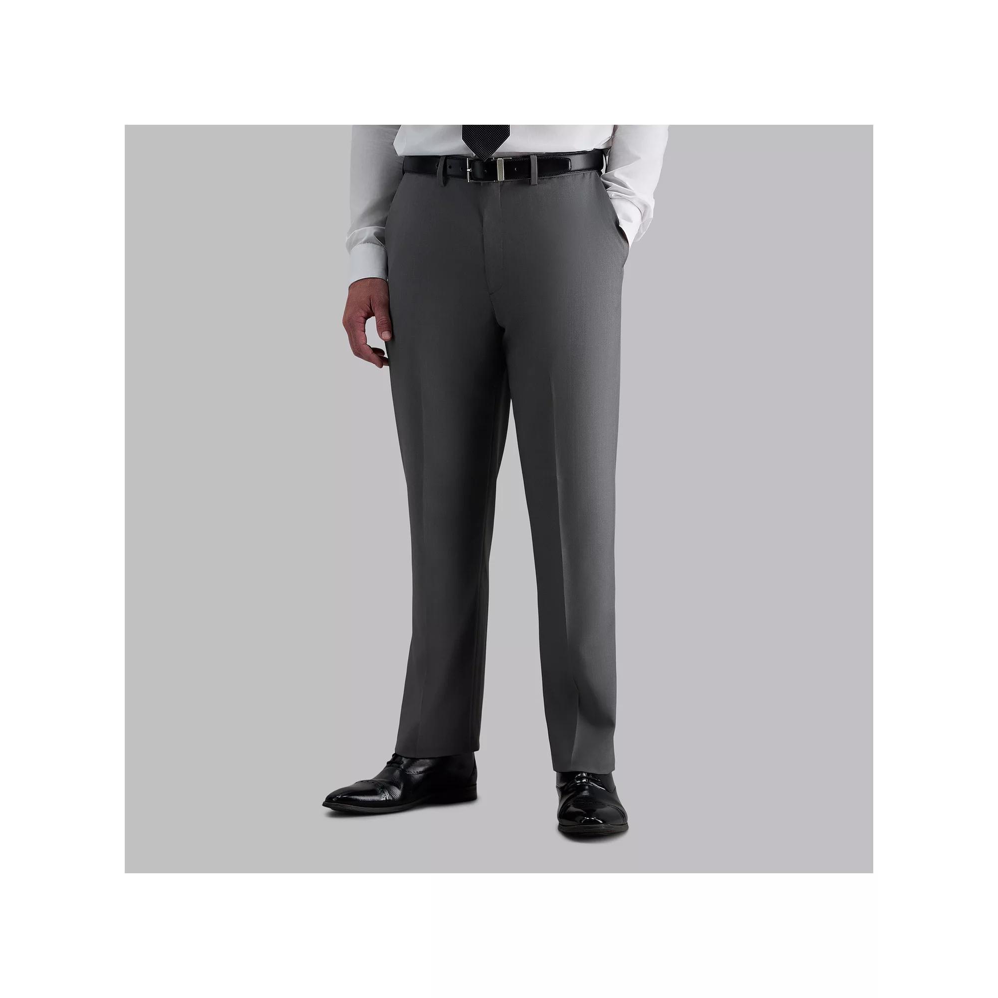 Men’s Haggar® Premium Comfort Expandable-Waist Classic-Fit Stretch Flat-Front Dress Pants, Men's,  Product Image