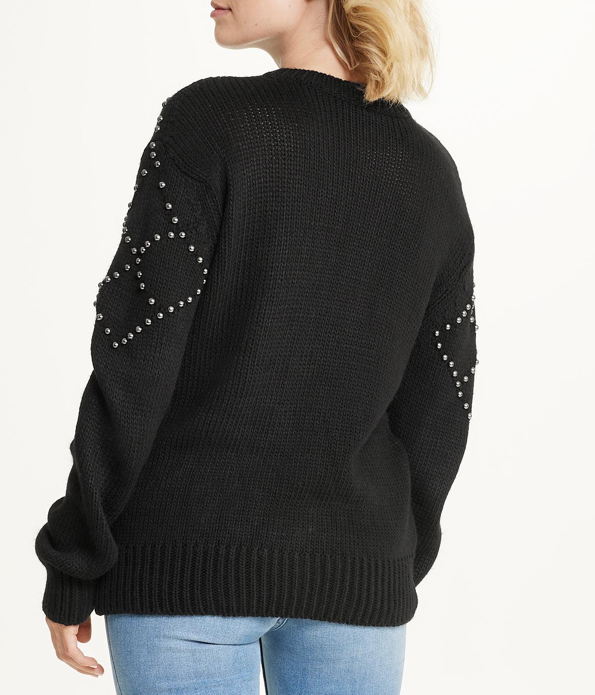 Embellished Pattern Pullover Product Image