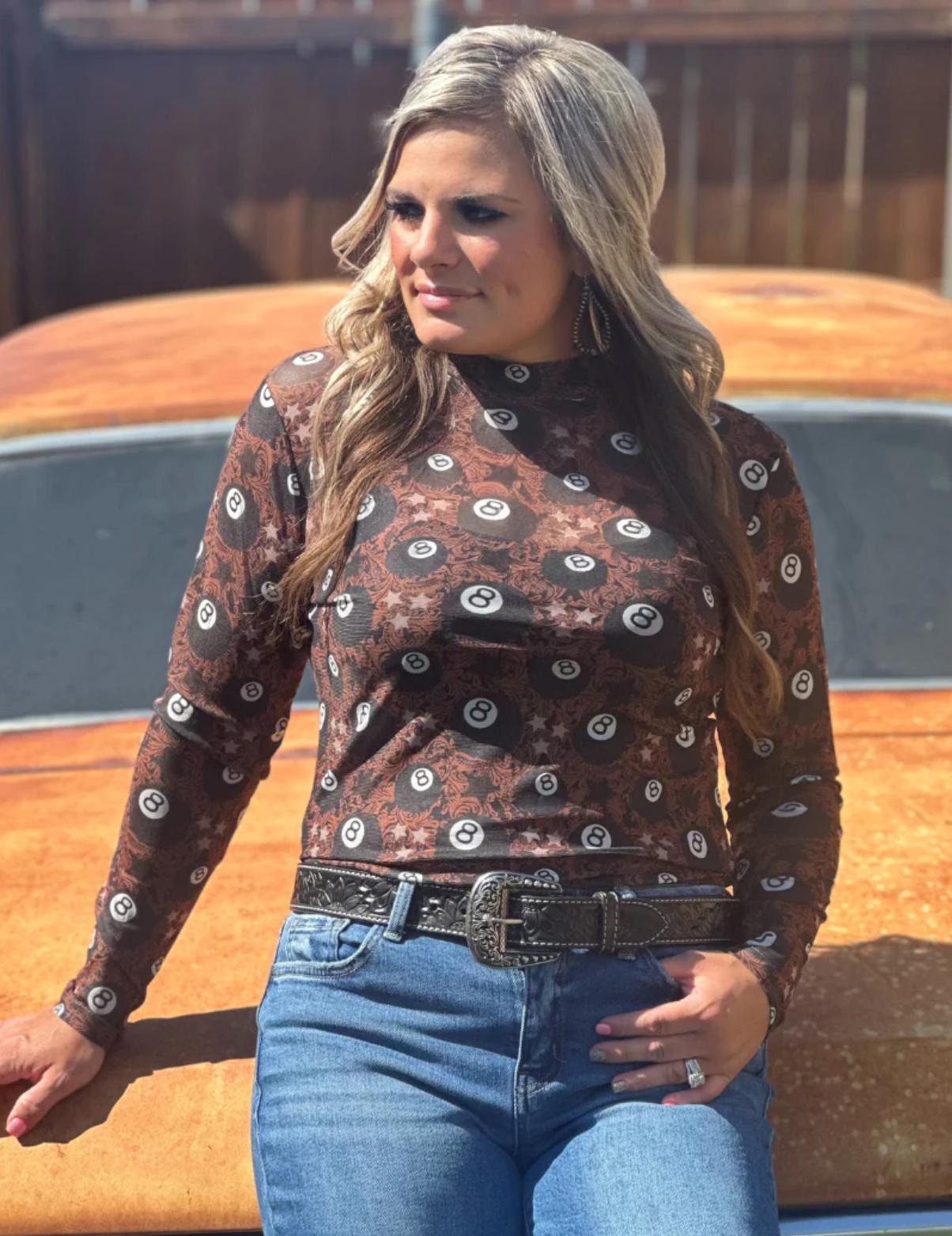 Sterling Kreek Lucky Shot Mesh Top Product Image