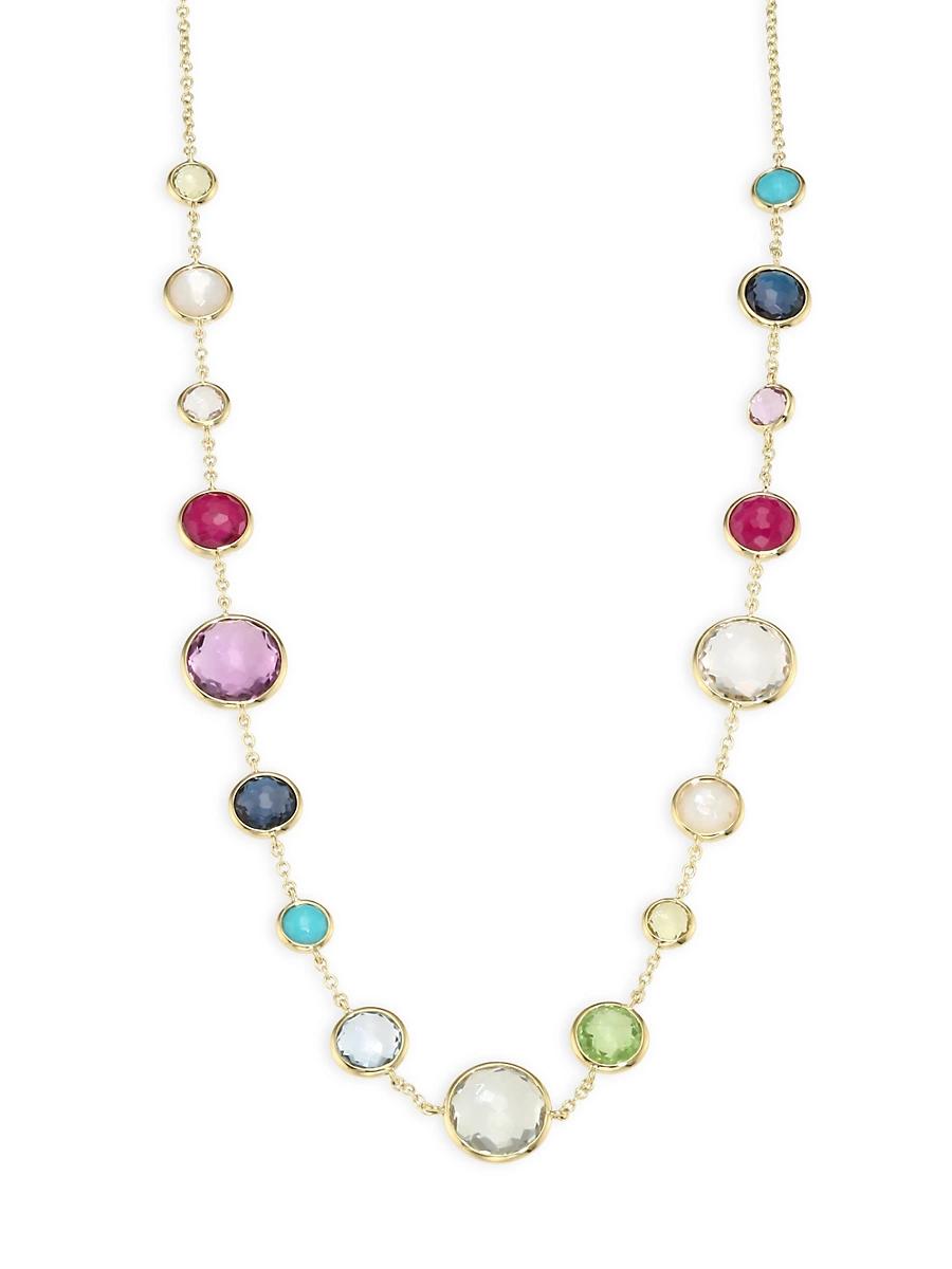 Womens Lollipop Lollitini 18K Yellow Gold & Multi-Stone Necklace Product Image