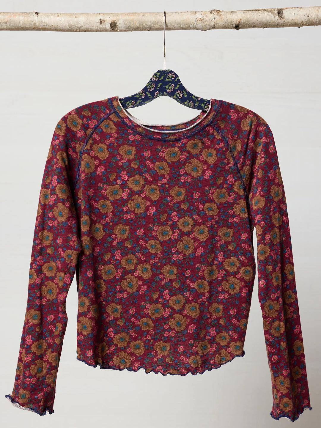 Lily Cotton Long Sleeve Tee Shirt Product Image