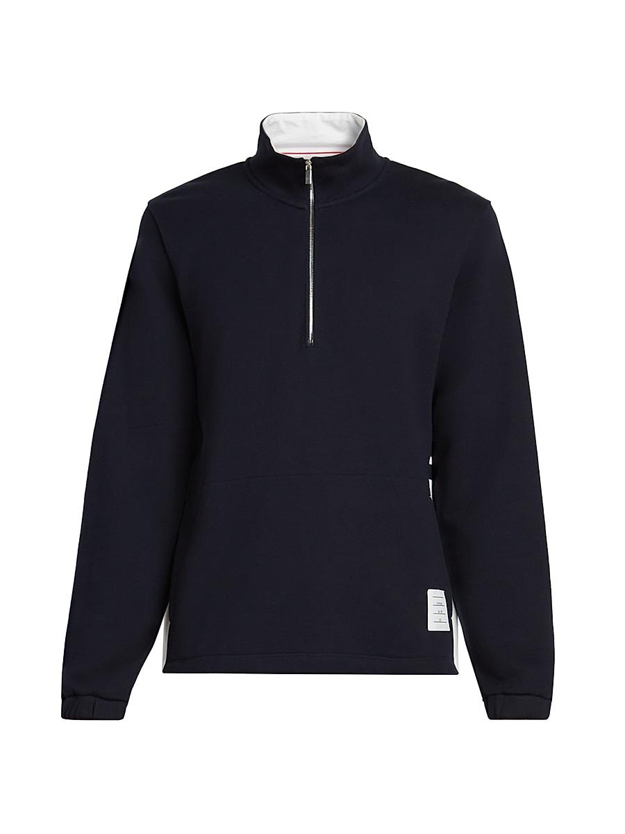 Mens Engineered 4 Bar Classic Loopback Jersey Half-Zip Sweatshirt Product Image