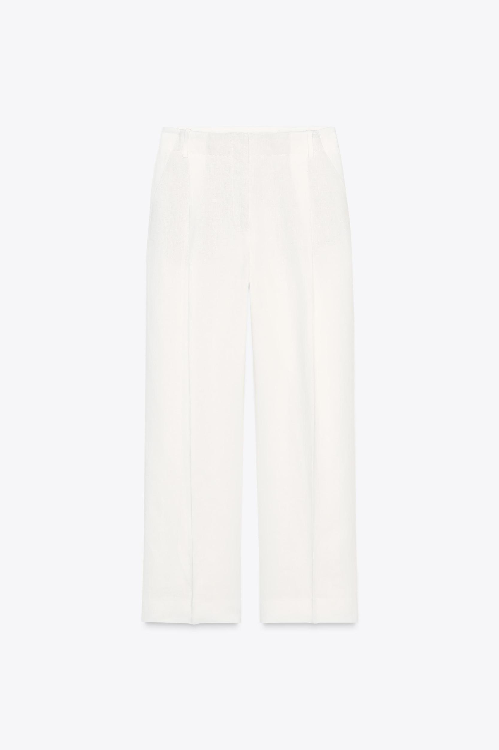 ZW COLLECTION LINEN BLEND PANTS Product Image
