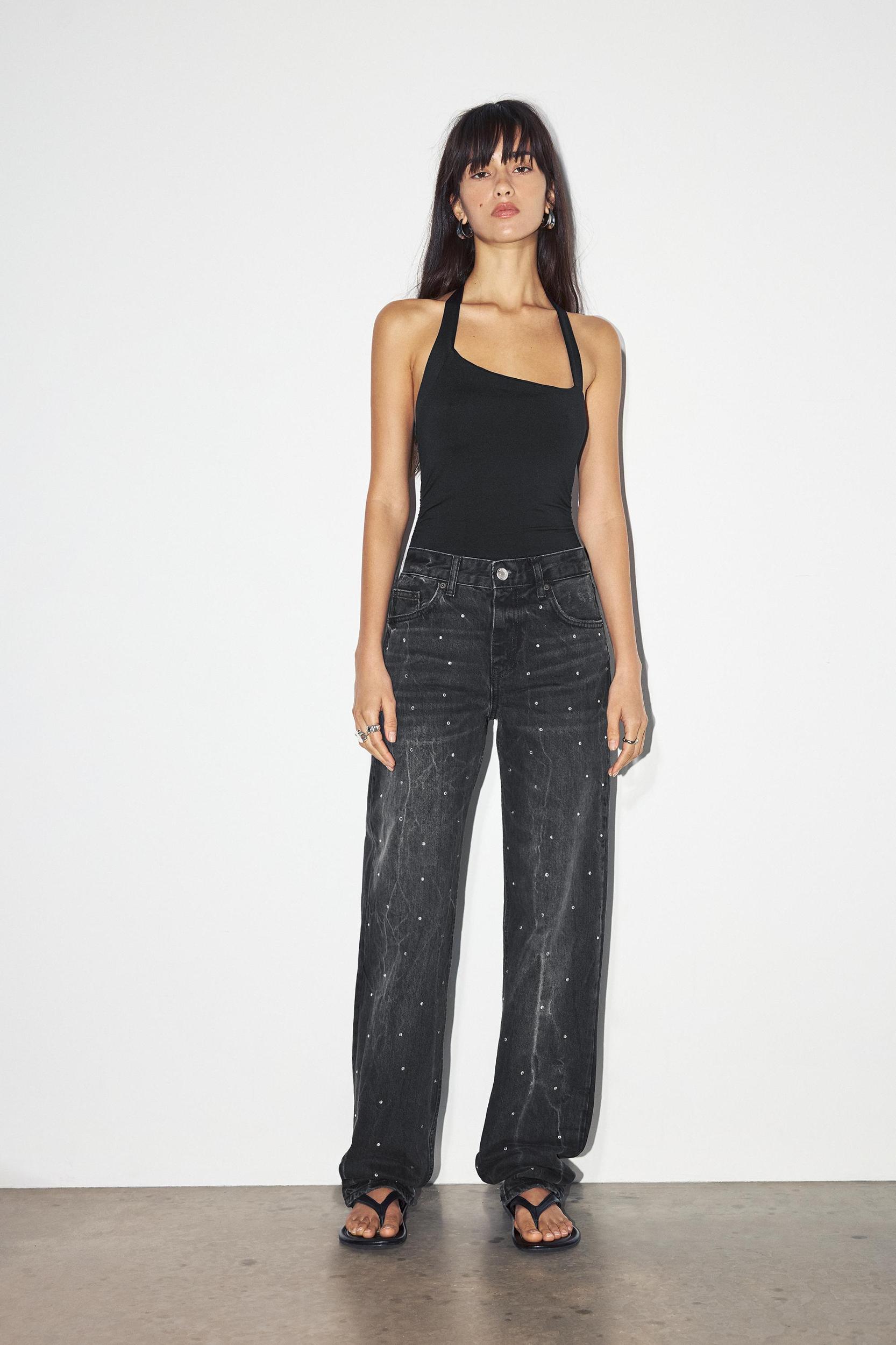 Asymmetric polyamide bodysuit Product Image