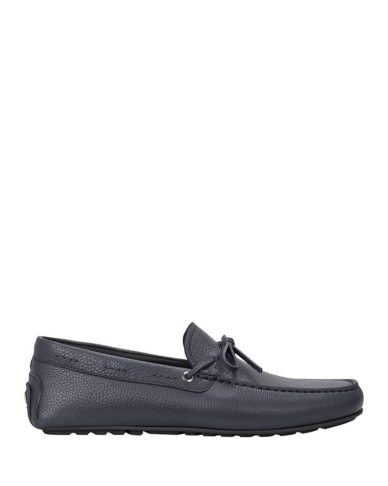 Mens Grained-Leather Moccasins with Driver Sole Product Image