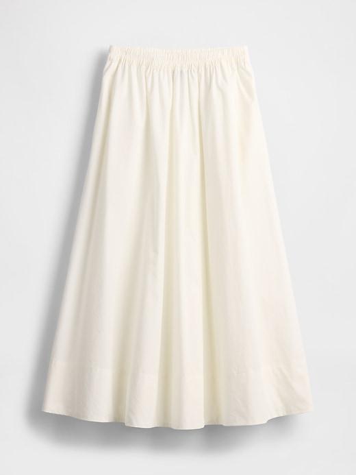 Poplin Maxi Skirt Product Image