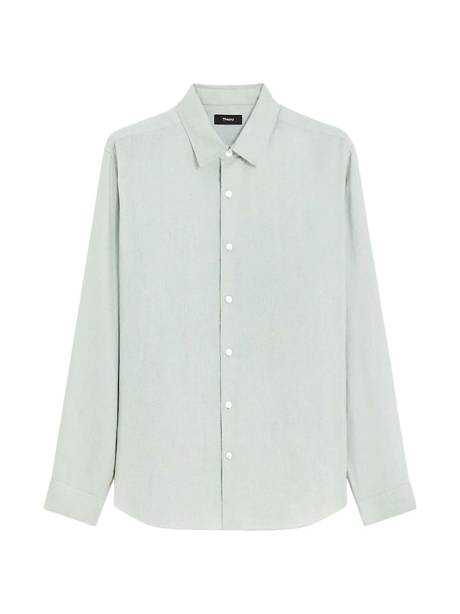 Mens Irving Long-Sleeve Linen Shirt Product Image