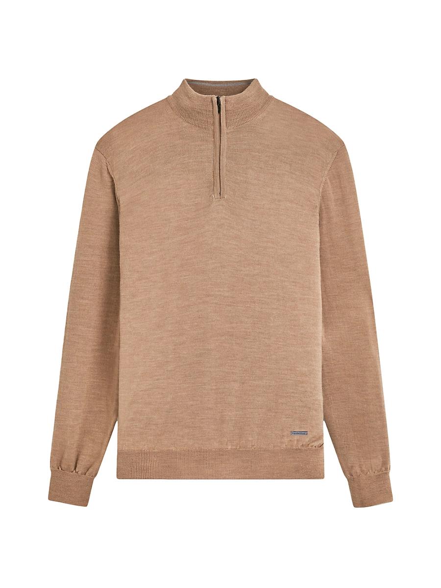 Mens Spencer Wool Half-Zip Sweater Product Image