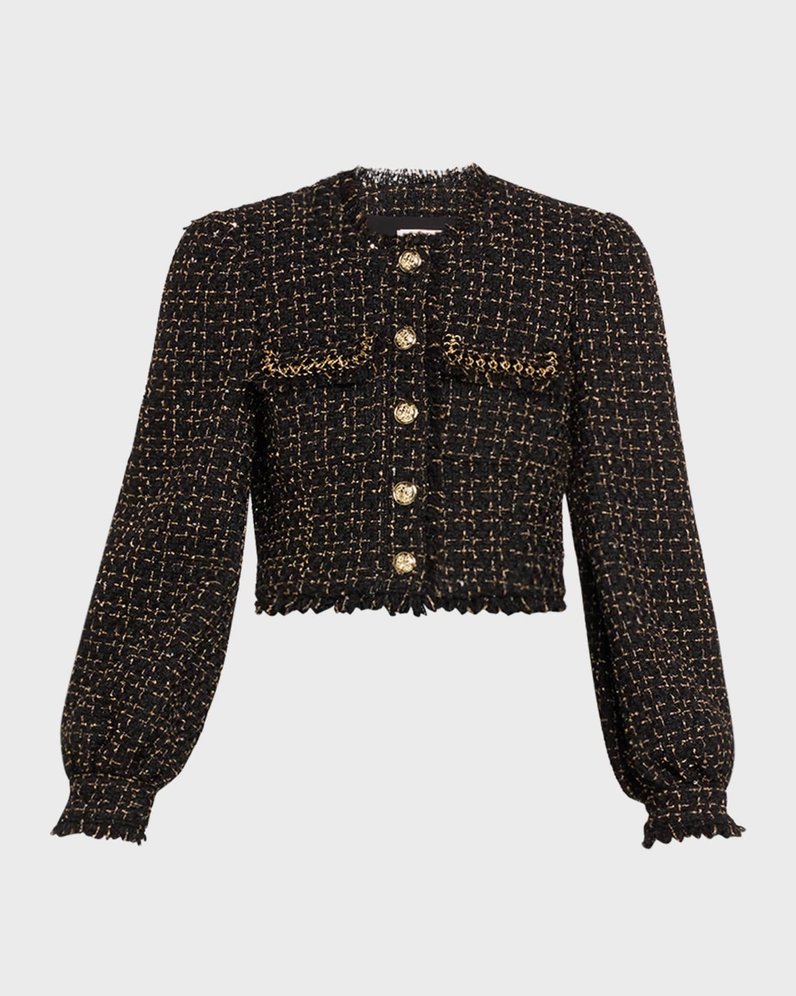 Bess Cropped Tweed Jacket Product Image