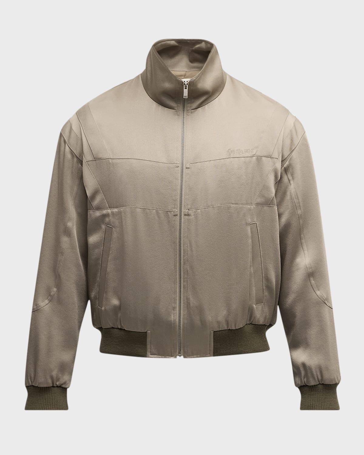 Mens Satin Teddy Jacket Product Image