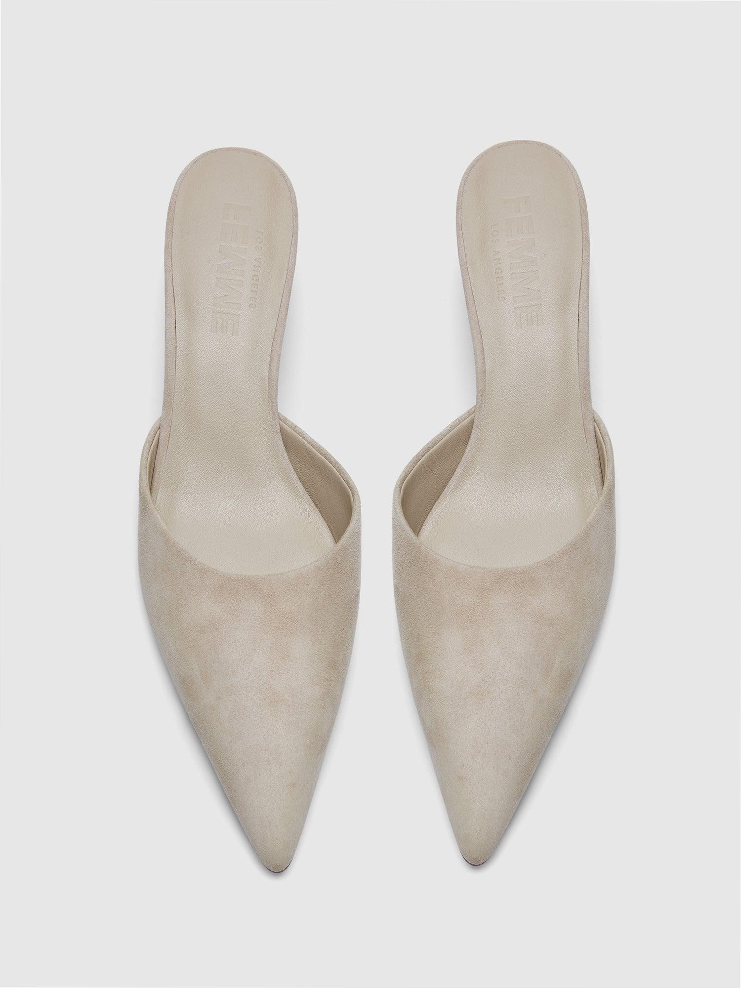 St. Honore Slipper - Suede Sand Product Image