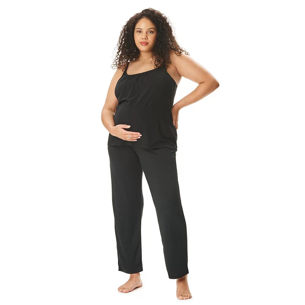 Maternity Motherhood® Swing Cami & Foldover Pant Set, Women's,  Product Image
