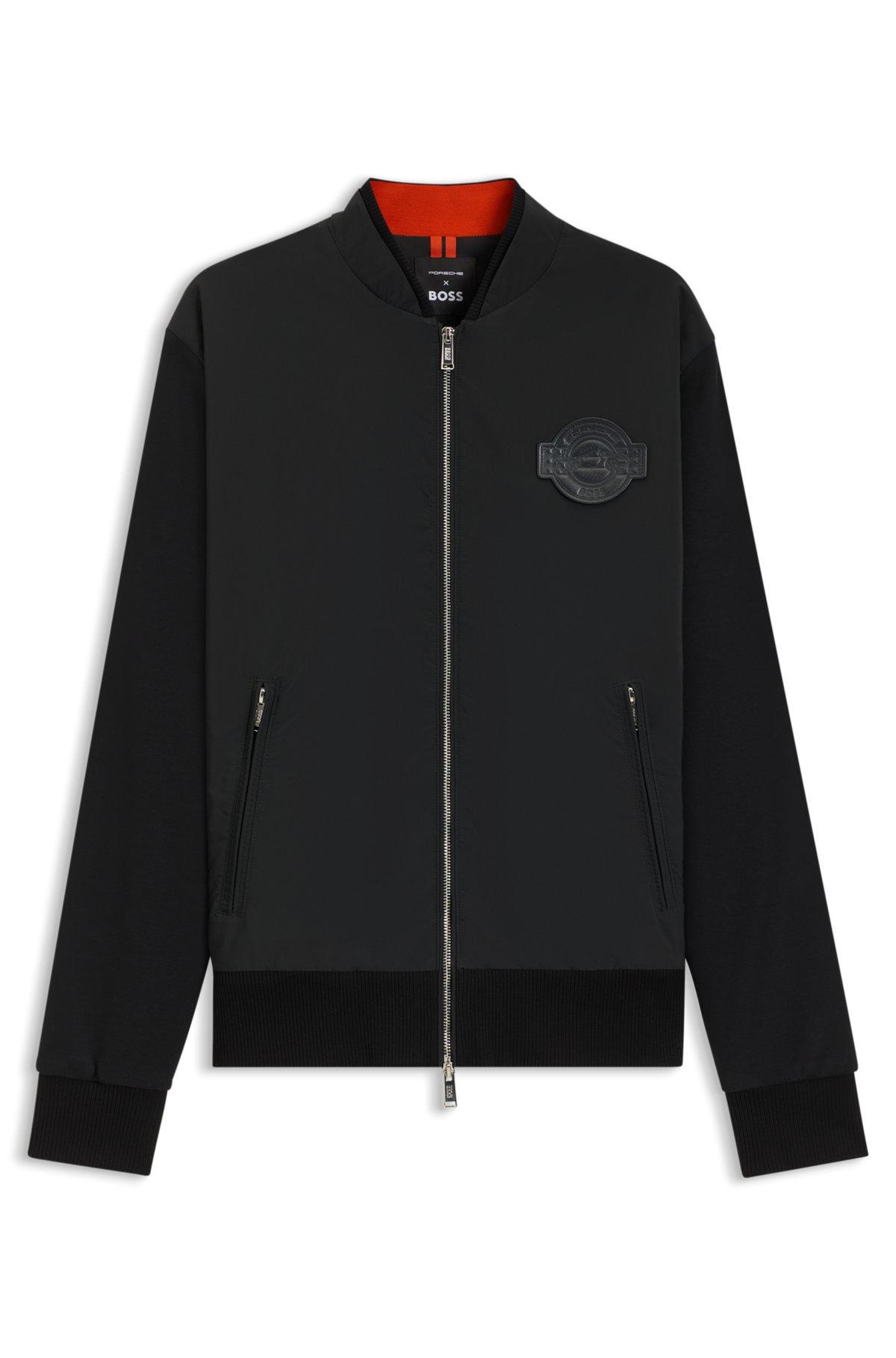 BOSS - Porsche x BOSS jacket in jersey - Black Product Image