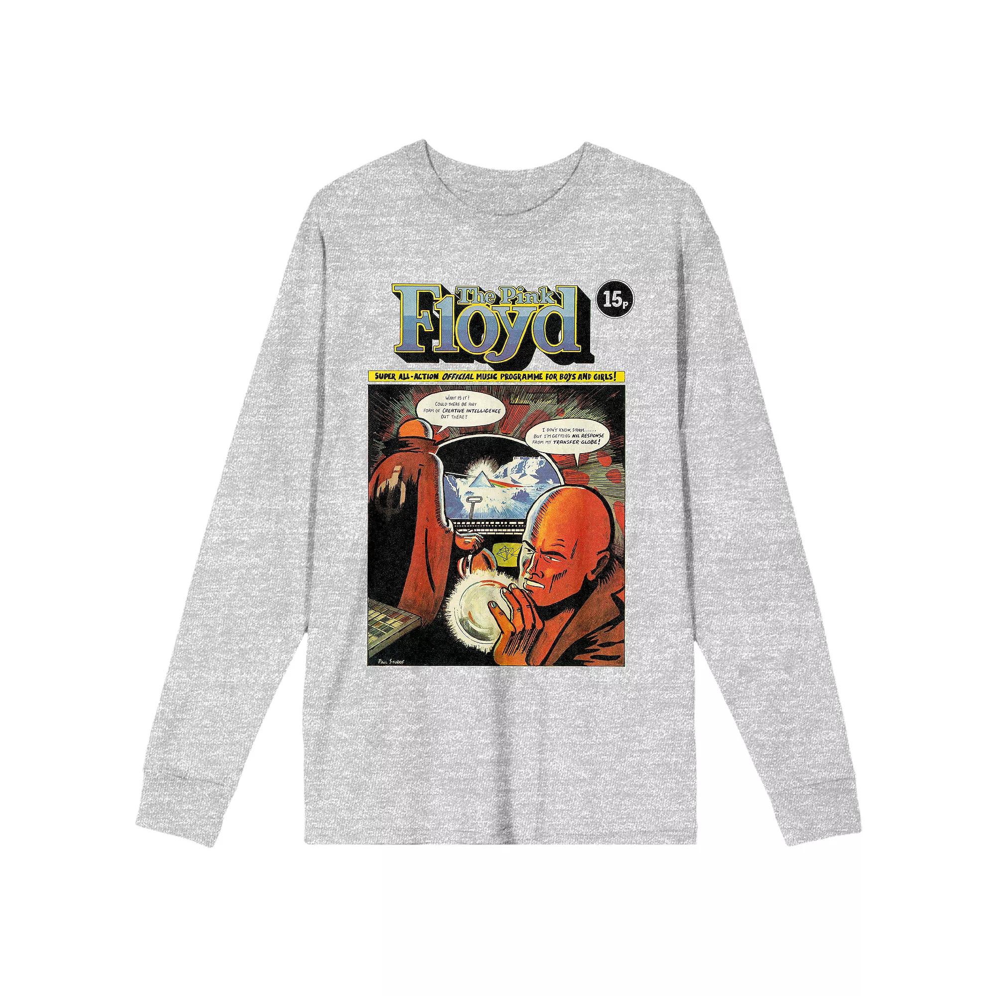Men's Pink Floyd Comic Long Sleeve Tee,  Product Image