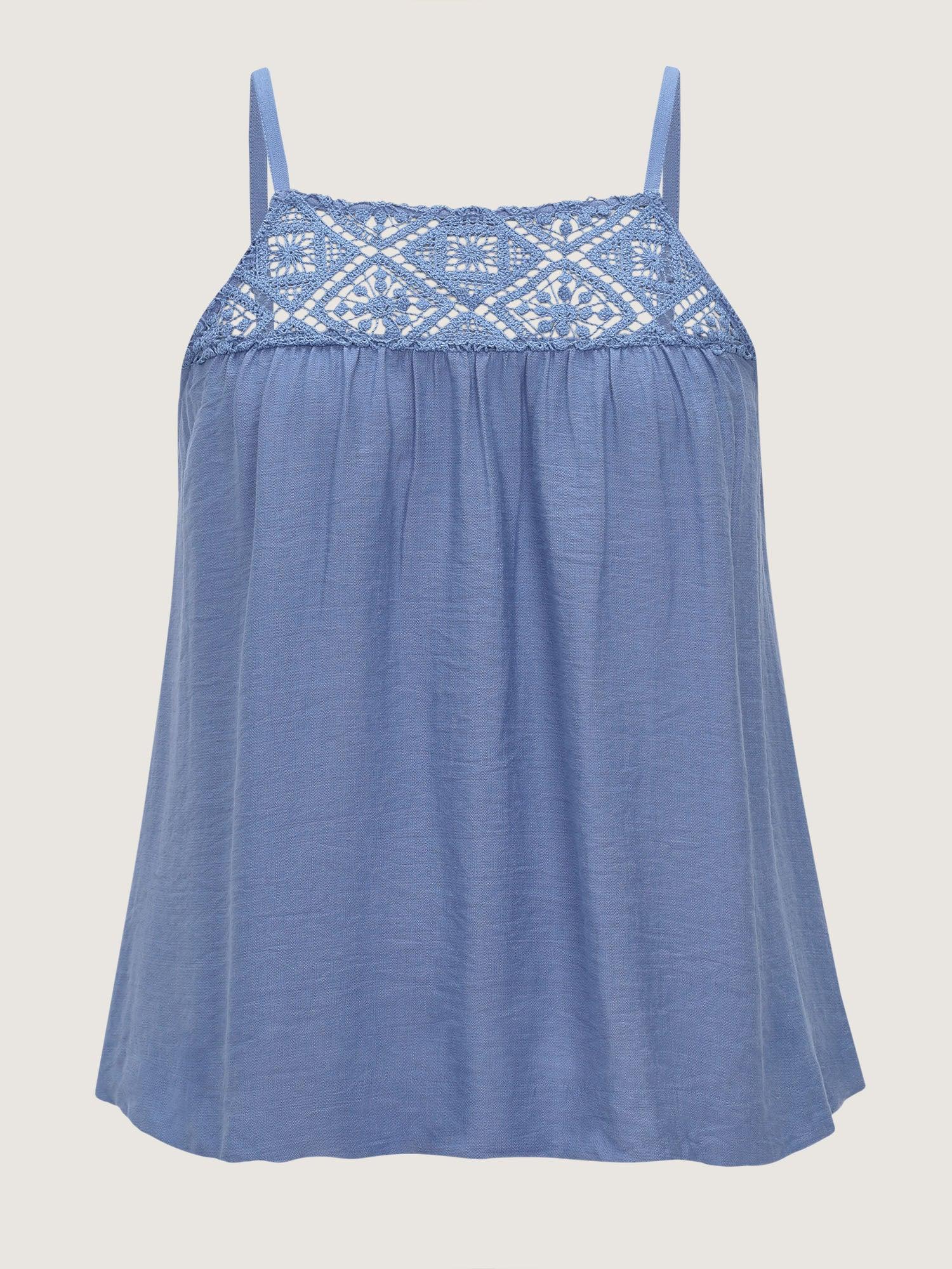 Cut-Out Neckline Cami Plain Tank Top Female Product Image