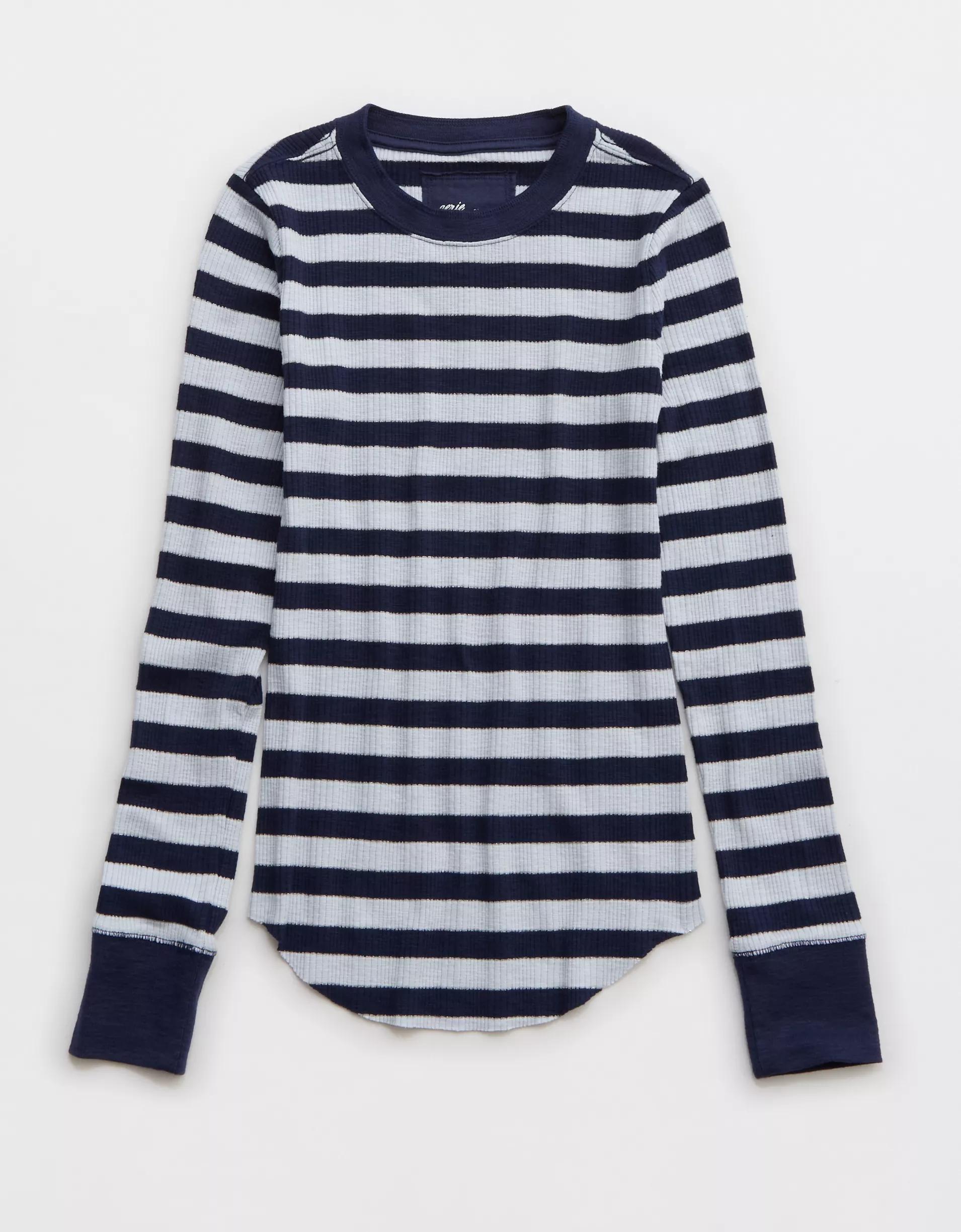 Aerie Essential Crewneck Layering T-Shirt Product Image