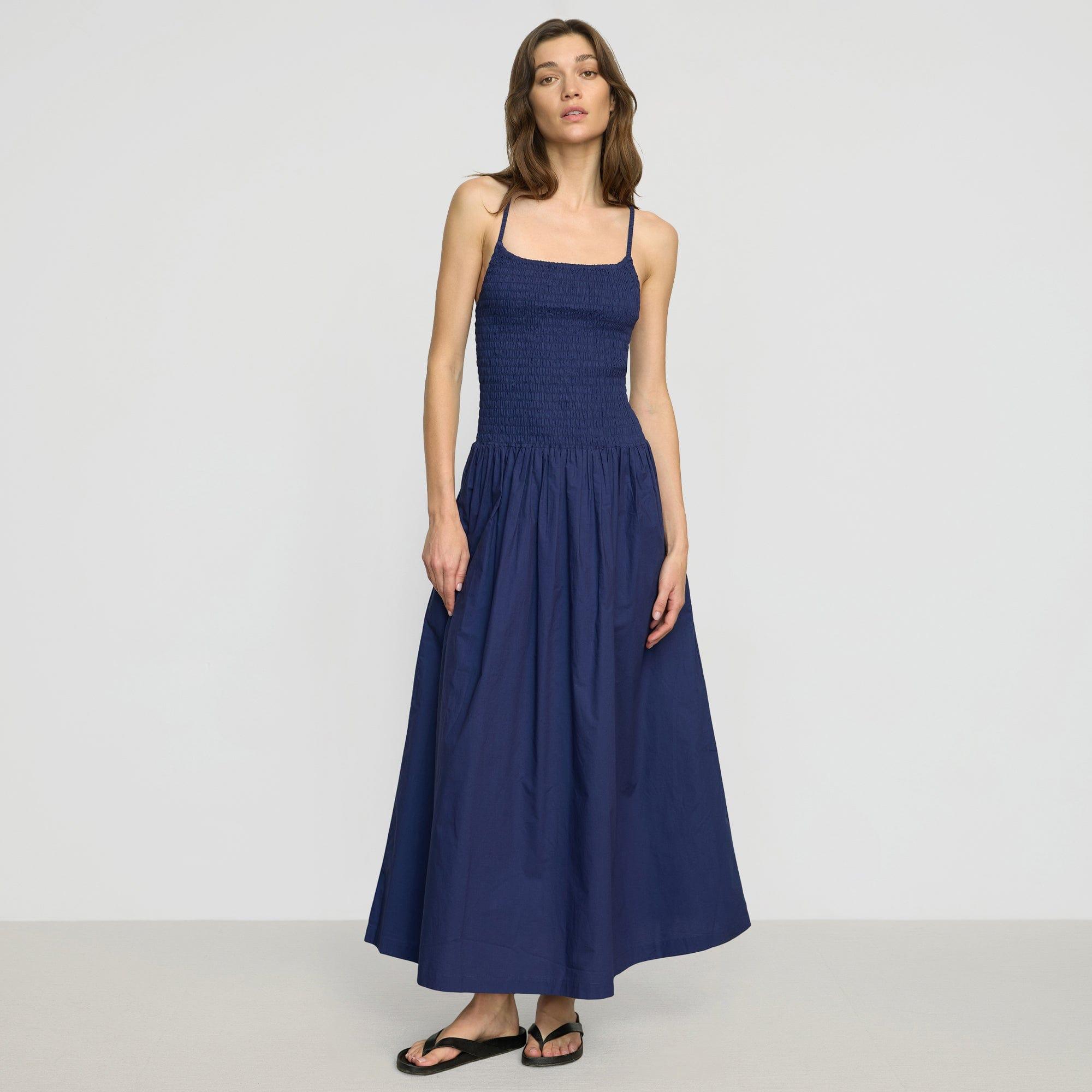 Venus Smocked Midi Dress Product Image