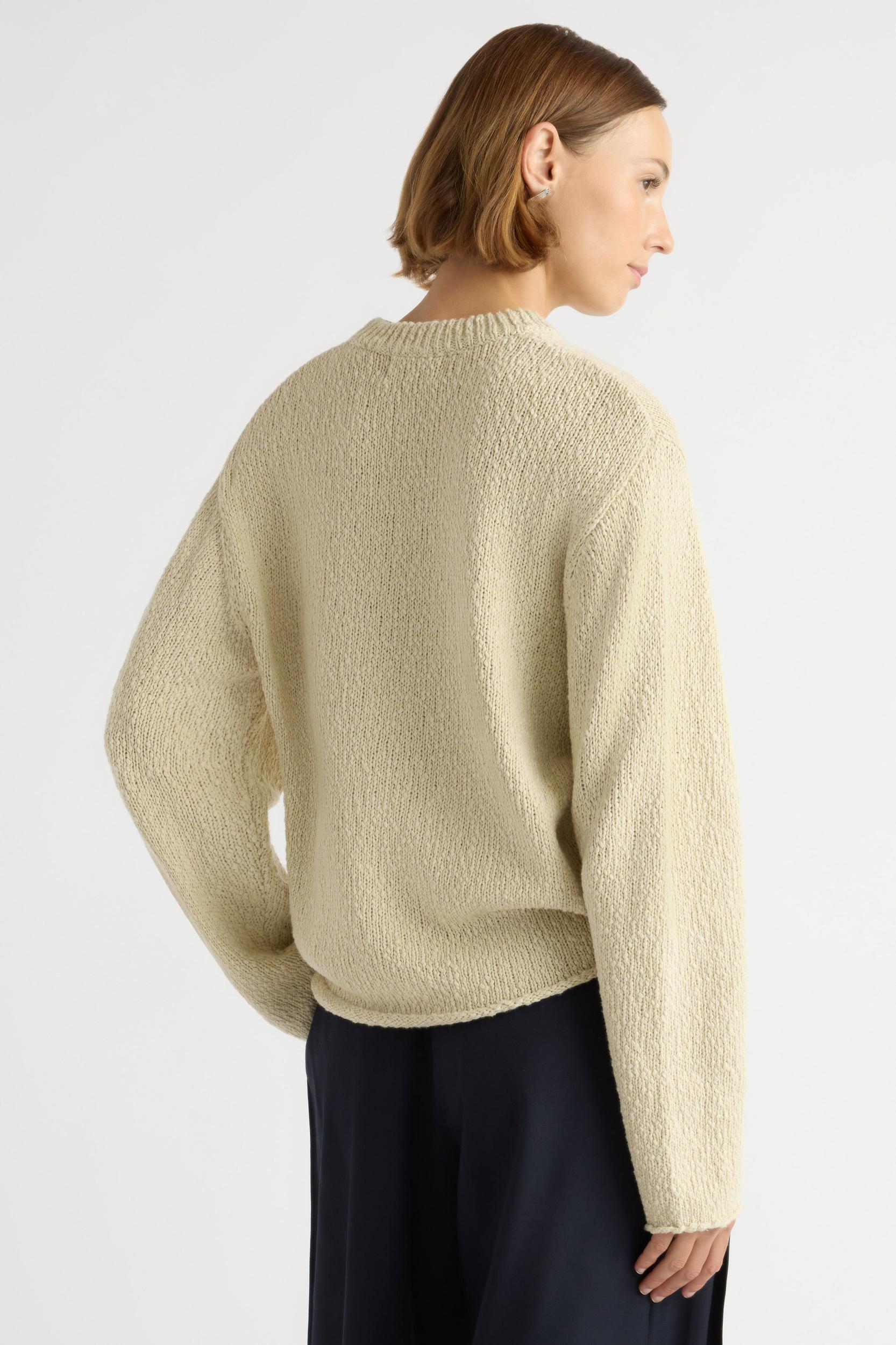 Sonya Textured Organic Cotton Sweater Product Image