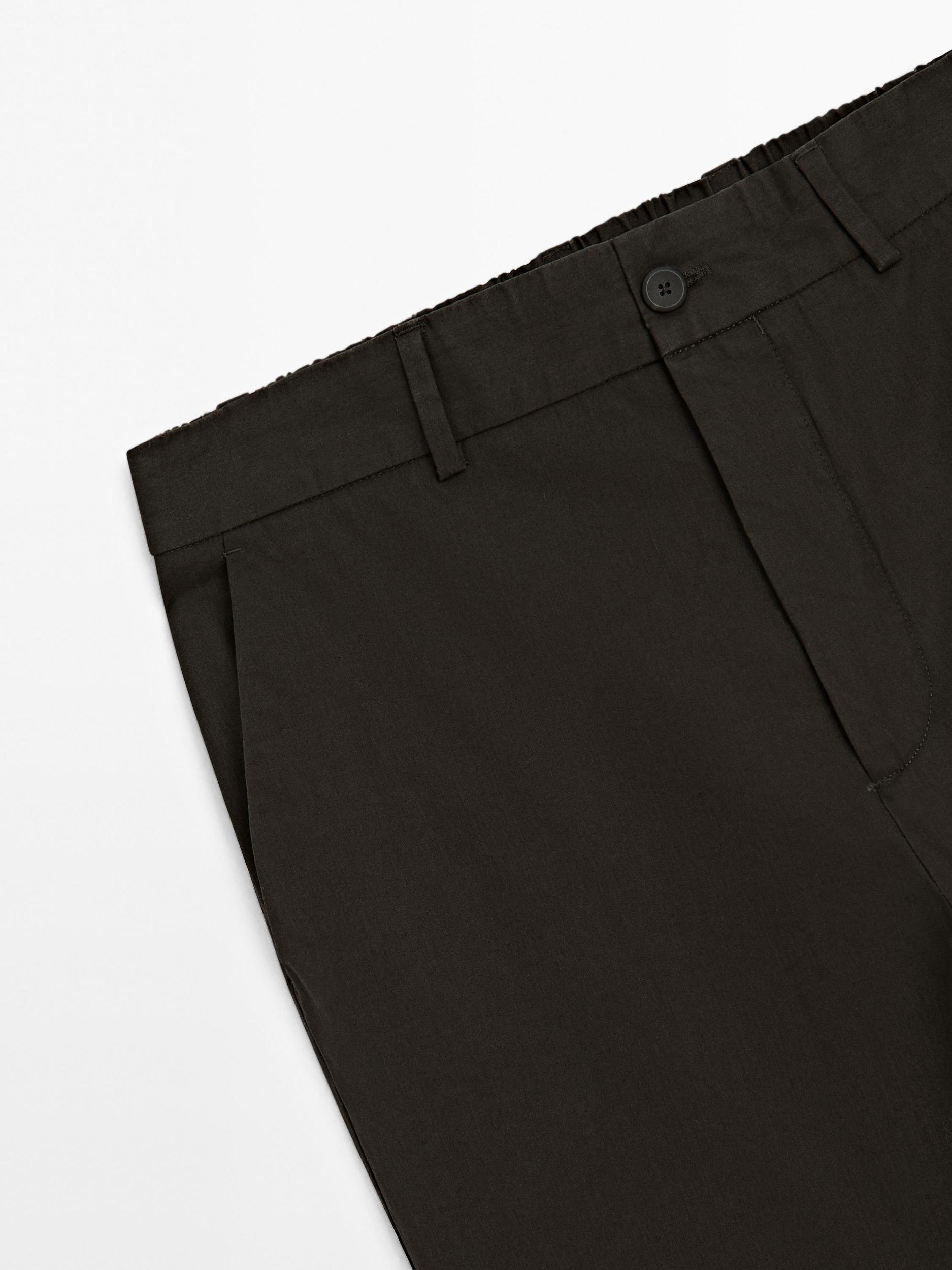Semi-jogger fit trousers Product Image