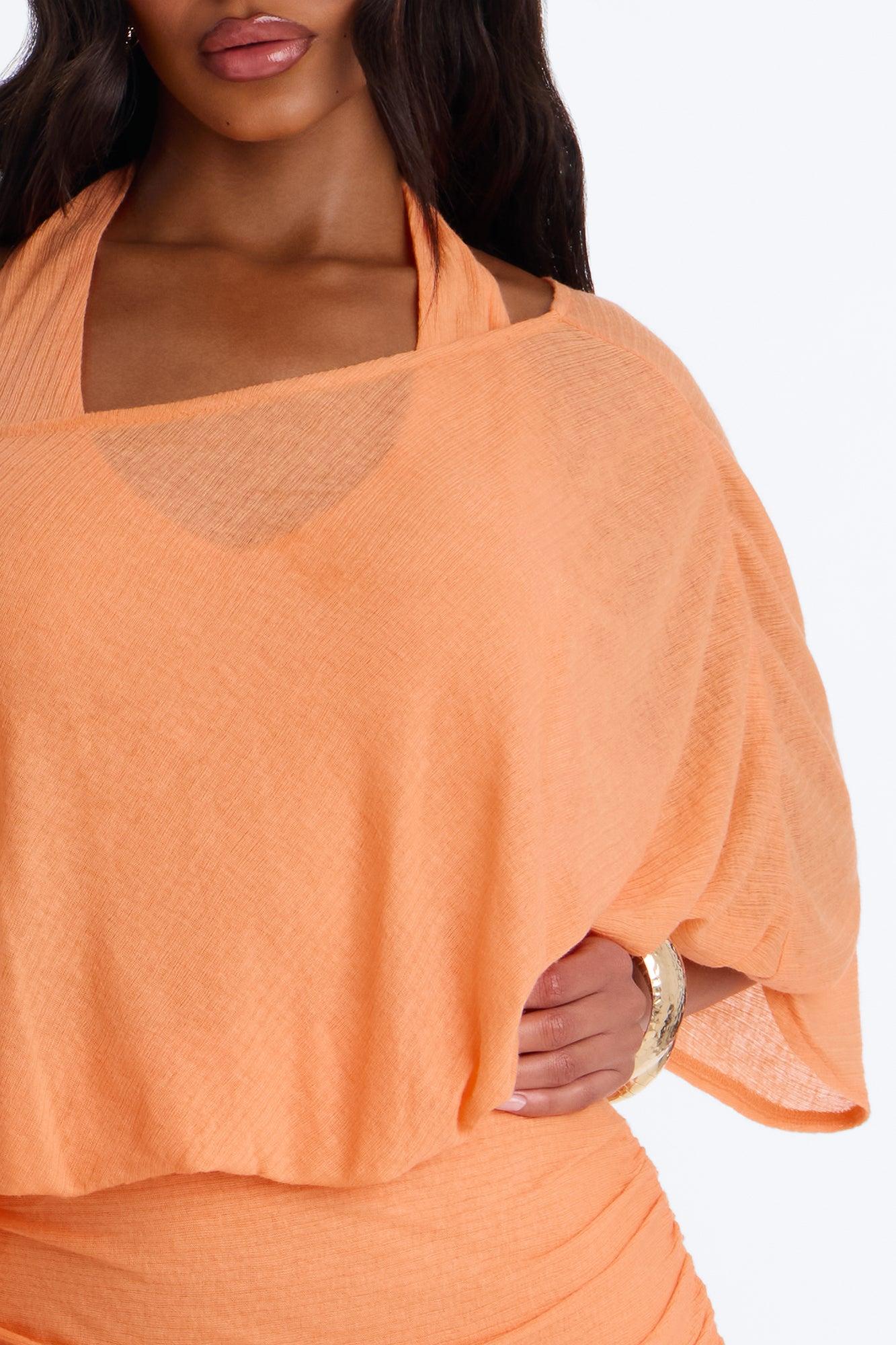 Softly Stunning Maxi Dress - Orange Female Product Image